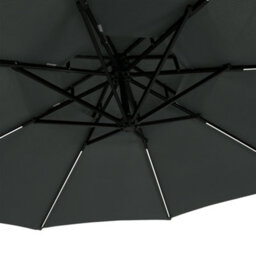 Thehotsale Double-Top Cantilever Parasol With Lights And Parasol Base - thumbnail 5