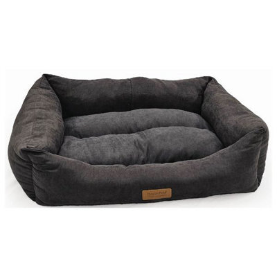 Huggle Pets Hugglepets Luxury Dog Charcoal Small Lounger - image 1