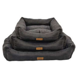 Huggle Pets Hugglepets Luxury Dog Charcoal Small Lounger - thumbnail 2