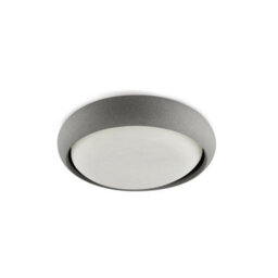 Luminosa Lighting Luminosa Anga 295 Dark Grey Led Ceiling Lamp 24W 2700K Ip44 - thumbnail 1