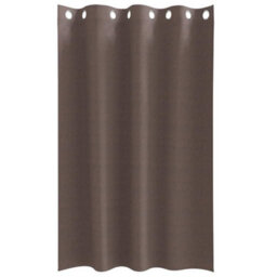 Walplus Curtains With Curtains 2 Pcs Dark Brown Polyester - thumbnail 4