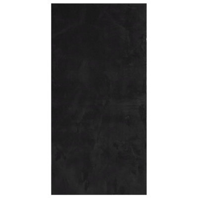 Berkfield Modern Rug Huarte Short Pile Soft And Washable Black 100X200 Cm