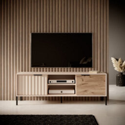Arte Chic Rave Tv Cabinet (H)540mm (W)1530mm (D)400mm - Sleek Design With Storage - thumbnail 3