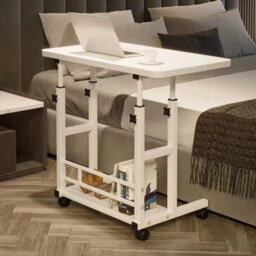 Portable Table Notebook Computer Folding Laptop Storage Desk Adjustable Height - thumbnail 3
