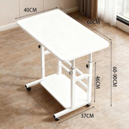 Portable Table Notebook Computer Folding Laptop Storage Desk Adjustable Height - thumbnail 2