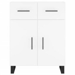 Berkfield Elegant Highboard White 69.5X34X180 Cm Engineered Wood - thumbnail 8