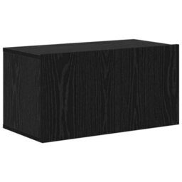 Berkfield Tv Cabinet Set 3 Pcs Black Oak 160 X 30 X 30 Cm Engineered Wood - thumbnail 6