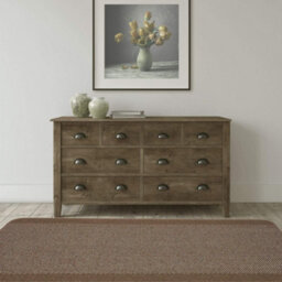 The Rugs Washable Designer Rugs & Mats Bordered Design In Brown  110Br - thumbnail 4