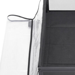 Living And Home 2 Pcs Under Bed And Sofa Storage Box With Transparent Dust Cover And Wheels - thumbnail 7