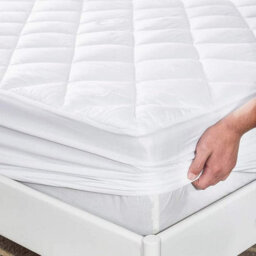 Ameha Mattress Protector Deep 30Cm Fitted Stretch Skirt Quilted Mattress Microfiber Fitted Mattress Cover King (150X200Cm) - thumbnail 8