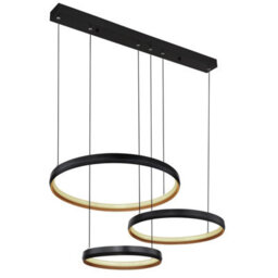 Luminosa Lighting Luminosa Halli Pendant Ceiling Light Matt Black 3X Led Dimmable 2700-6000K Remote Control - thumbnail 7