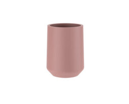 Cosmic Toothbrush Holder, Big Capacity, Durable, Polyresin Soft Touch, Blossom Pink, Saona - thumbnail 1