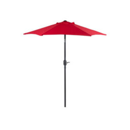 Alfresia Red 2M Outdoor Garden Parasol With Tilt Function