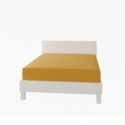 Polycotton Fitted Sheet Extra Deep 40Cm Skirt Easy Care Mustard - thumbnail 2