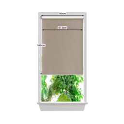 GoodHome Iwerne Corded Beige Blackout & Thermal Roller Blind (W)90Cm (L)180Cm - thumbnail 7