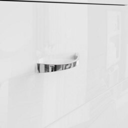 Fwstyle 3 Drawer White Gloss Chest Of Drawers - thumbnail 4