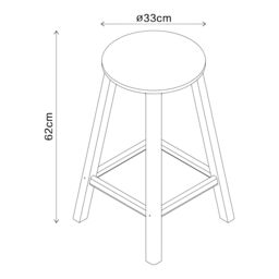 Cerena Black Bar Stool - thumbnail 8