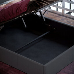 Lassic Vida Designs Veronica Dark Grey Linen Ukfr 5Ft King Size Ottoman Bed Frame, 200 X 150Cm - thumbnail 8