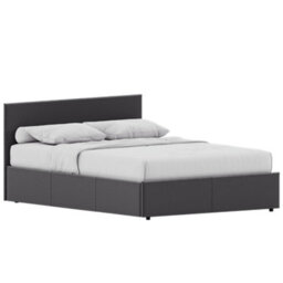 Lassic Vida Designs Veronica Dark Grey Linen Ukfr 5Ft King Size Ottoman Bed Frame, 200 X 150Cm - thumbnail 7