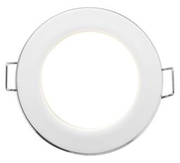 Luceco Eco Silver Chrome Effect Fixed Led Fire-Rated Warm White Downlight 5W Ip65, Pack Of 6 - thumbnail 6