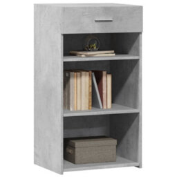 Berkfield Sideboard Concrete Grey 50X42.5X93 Cm Engineered Wood - thumbnail 3