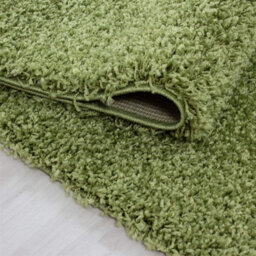 Abaseen 80X150 Cm Green Shaggy Rug - Soft Touch Thick Pile Modern Rugs - Washable Area Rugs For Home And Office - thumbnail 3