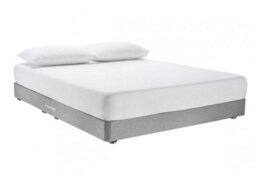 Divan Base Direct Celestia Contemporary Button Backed Fabric Bed Base Only 6Ft Super King- Verlour Pewter - thumbnail 4