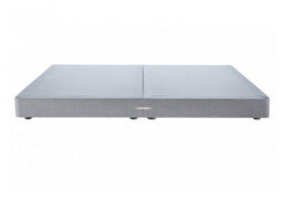 Divan Base Direct Celestia Contemporary Button Backed Fabric Bed Base Only 6Ft Super King- Verlour Pewter - thumbnail 3