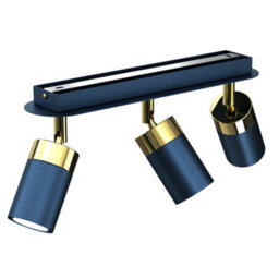 Milagro Ceiling Lamp Joker Navy Blue/gold 3Xgu10 - thumbnail 3