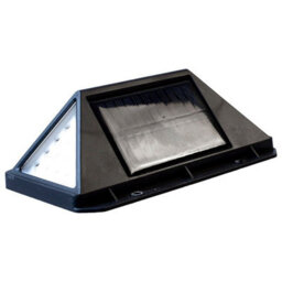 Black Solar Powered Led Pir Motion Sensor Security Lamp - 600 Lumen Outdoor Garden Wall Light With 100 Leds & 3M Detection Range - thumbnail 5