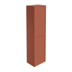Plum&clay Jenner Clay Wall Mounted Bathroom Tall Storage Cabinet (H)1500mm (W)400mm - thumbnail 3