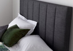 Europa Medburn Ottoman Storage Upholstered Bed Frame Slate Grey Linen Fabric - thumbnail 3