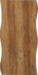 Seconique Quebec Wave Edge Coffee Table In Oak Effect And Black - thumbnail 6