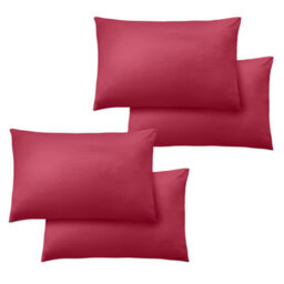 Catherine Lansfield So Soft Non-Iron Standard Pack Of 4 Pillowcases Hot Pink - thumbnail 2
