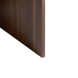 Wyld And Coco Modern Office Desk 110 X 50 Cm Dark Brown With Two Drawers - thumbnail 8