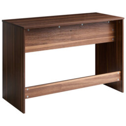 Wyld And Coco Modern Office Desk 110 X 50 Cm Dark Brown With Two Drawers - thumbnail 6