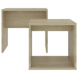Vidaxl Coffee Table Set Sonoma Oak 48X30X45 Cm Engineered Wood - thumbnail 4