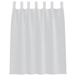 Berkfield Curtains With Curtains 2 Pcs Light Gray Polyester - thumbnail 3