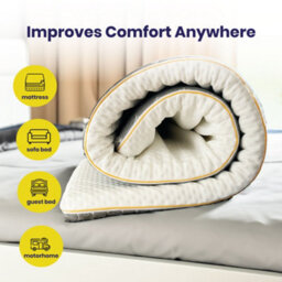 Brightr Sleep Brightr Aurora 2 In 1 Medium Firm Mattress Topper Double - thumbnail 9