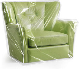 Waterproof Outdoor Chair Cover, Transparent Patio Covers, Dustproof Plastic Furniture Cover - - thumbnail 1