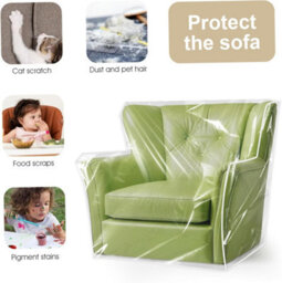 Waterproof Outdoor Chair Cover, Transparent Patio Covers, Dustproof Plastic Furniture Cover - - thumbnail 2