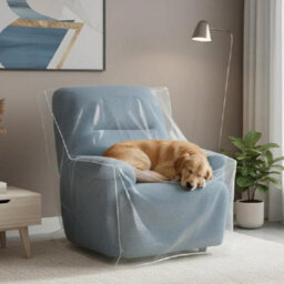 Waterproof Outdoor Chair Cover, Transparent Patio Covers, Dustproof Plastic Furniture Cover - - thumbnail 3