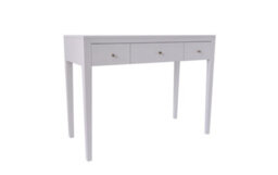 Wyld Haus Cordoba White Wood Grain Three Drawer Desk - thumbnail 5