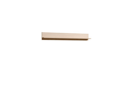 Arte Oslo Os6 Wall Shelf 160 Cm In Oak Riva & Cashmere - Wide Floating Ledge For Modern, Joined-Up Spaces - image 1