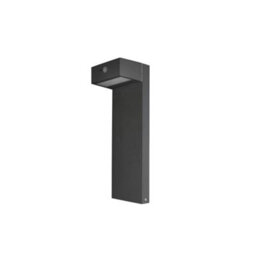 Luminosa Lighting Luminosa Top Led Outdoor Bollard Urban Grey, Sandblasted, Warm-White 3000K, Ip44