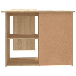 Walplus Corner Desk Sonoma Oak 145X100X76 Cm Engineered Wood - thumbnail 7