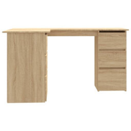 Walplus Corner Desk Sonoma Oak 145X100X76 Cm Engineered Wood - thumbnail 5