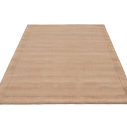 Loomed Modern Bordered Beige Soft Textured Living Area Rug 120Cm X 170Cm - thumbnail 4