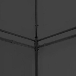 Walplus Gazebo Outdoor Beach Party Festival Camping Tent Canopy Wedding Marquee Awning600X298X270 Cm Anthracite - thumbnail 5