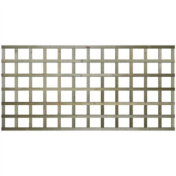 Premier Garden Supplies Flat Top Wooden Trellis Panel 6Ft X 3Ft (3 Pack) Standard Square Lattice Fencing Topper Extension For Climbing Plant Support - thumbnail 7